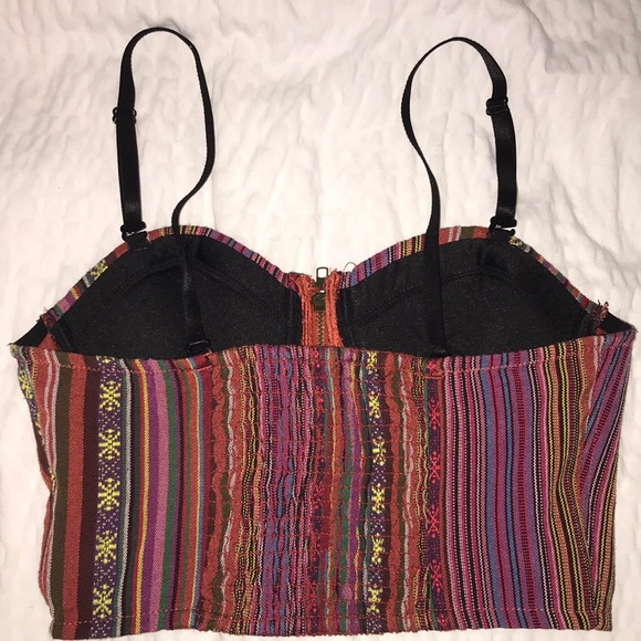 Patterned bralette. - Picture 2 of 2